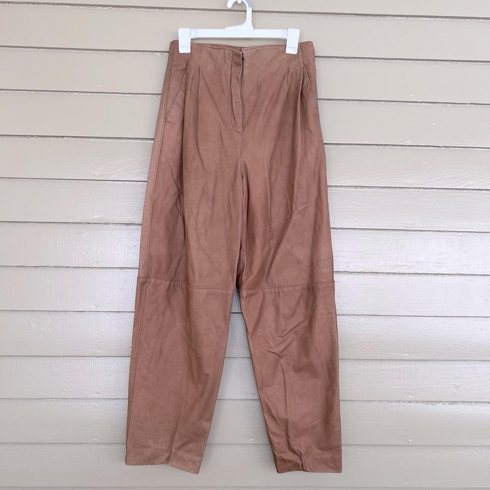 Gino di Giorgio vintage leather pant 28